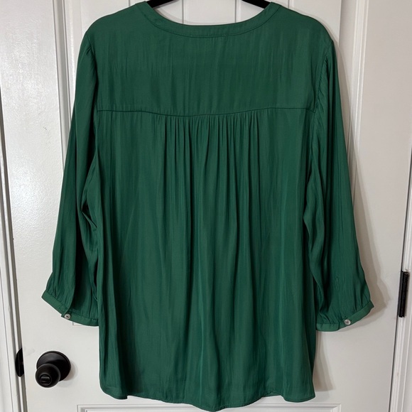 Daniel Rainn Emerald Green Blouse - Picture 6 of 7